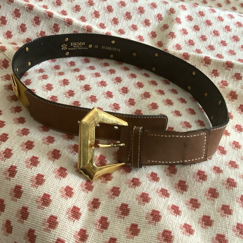 Vintage Escada belt 36 western Germany